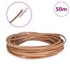 vidaXL Leather Cord Brown &Oslash;2.5 mm x 5 m Leather