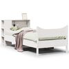 vidaXL Bed Frame without Mattress White 90x200 cm Solid Wood Pine