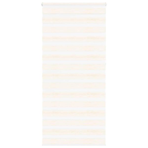 vidaXL Zebra Blind Marble Beige 105x230 cm Fabric Width 100.9 cm Polyester