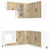 vidaXL Kitchen Unit KALMAR 8 pcs Sonoma Oak Engineered Wood