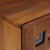 vidaXL Bedside Cabinet Brown 40 x 33 x 46 cm Solid Mango Wood