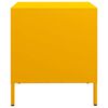 vidaXL Bedside Cabinets 2 pcs Mustard Yellow 35x39x43.5 cm Steel