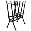 Black Powder-Coated Saw Horse for Woodworking