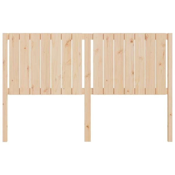 vidaXL Bed Headboard 165.5x4x100 cm Solid Wood Pine