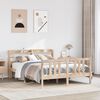 vidaXL Bed Frame with Headboard without Mattress 150x200 cm King Size