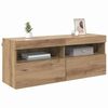 vidaXL TV Wall Cabinet Artisan Oak 100 x 30 x 40 cm Engineered Wood