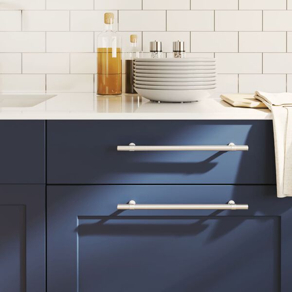 vidaXL Cabinet Handles 20 pcs Silver 224 mm Stainless Steel