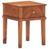 vidaXL Bedside Cabinet 40x40x50 cm Solid Acacia Wood