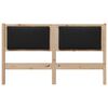 vidaXL Headboard Other Brown 150 cm Solid pine wood