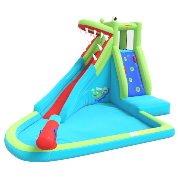 Happy Hop Inflatable Water Slide with Splash Pool 356x300x230 cm PVC