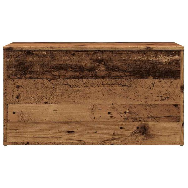 vidaXL Storage Chest Old Wood 84x42x46 cm Engineered Wood