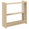 vidaXL Billiard Cue Stand Engineered Wood 60 x 20 x 57 cm Sonoma Oak