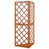 vidaXL Corner Trellis 50x50x145 cm Solid Fir Wood