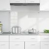 vidaXL Kitchen Backsplash Transparent 90 x 60 cm Tempered Glass