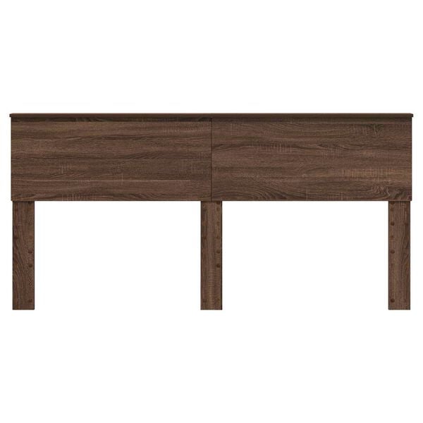 vidaXL Headboard Brown Oak 200 cm Engineered wood