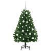 vidaXL Artificial Christmas Tree with Stand Green 120 cm PVC and Metal