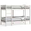 vidaXL Bunk Bed without Mattress White 90x200 cm Solid Wood Pine