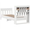 vidaXL Bed Frame without Mattress White 90x200 cm Solid Wood Pine