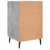 vidaXL Bedside Cabinet Concrete Grey 40x40x66 cm Engineered Wood