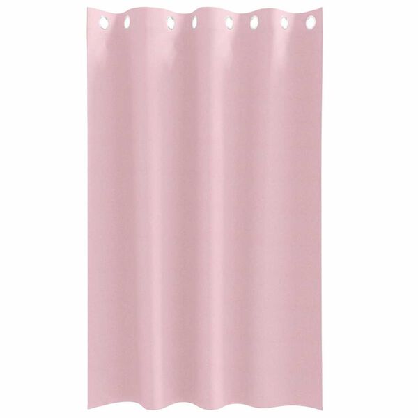 vidaXL Blackout Curtains with Rings 2 pcs Baby Pink 175 x 140 cm