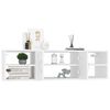 vidaXL Wall Shelf White 102x30x29 cm Engineered Wood