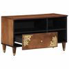 vidaXL TV Cabinet Honey Brown 80 x 33 x 46 cm Solid Mango Wood