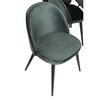 Venture Home Dining Chairs 2 pcs Velvet Velvet Black and Green