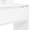 vidaXL Bedroom Dressing Tables High Gloss White 80 x 39.6 x 135 cm