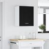 vidaXL Hanging Cabinet Riga Black oak 50 x 31 x 60 cm Engineered Wood