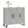 vidaXL Sideboard Grey Sonoma 90x34x80 cm Engineered Wood