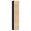 vidaXL Bookcase Black 40x30x189 cm Engineered Wood
