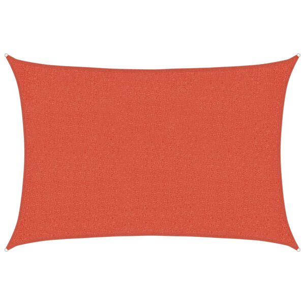 vidaXL Sunshade Sail 160 g/m² Terracotta 2x3 m HDPE