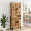 vidaXL Highboard Old Wood 69.5 x 34 x 180 cm Engineered Wood