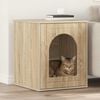 vidaXL Cat House Sonoma 53 x 52 x 62 cm Engineered Wood