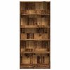 vidaXL Bookcase Old Wood 80x24x176 cm Engineered Wood