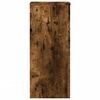 vidaXL Plant Stands 2 pcs Smoked Oak 30x30x70 cm Engineered wood