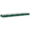 vidaXL Raised Garden Bed Green 400 x 80 x 24 cm cold-rolled steeel