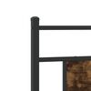 vidaXL Bed Frame without Mattress Smoked Oak 80x200 cm Engineered Wood