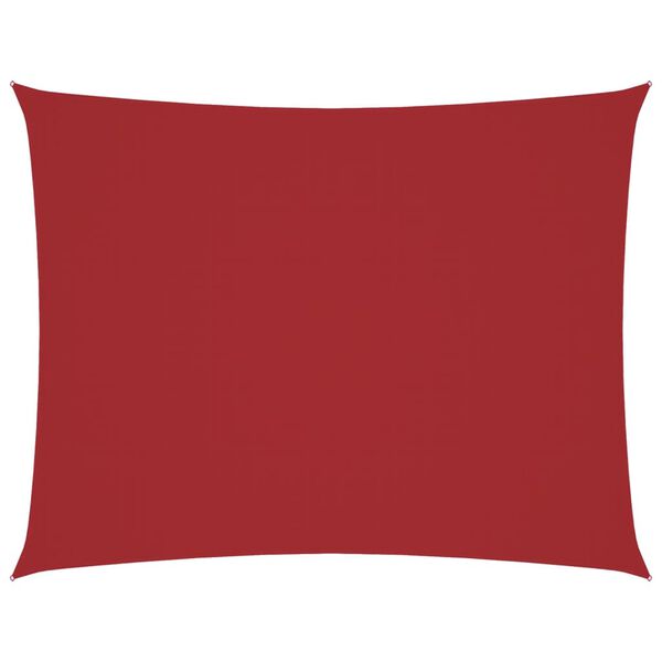 vidaXL Sunshade Sail Oxford Fabric Rectangular 2.5x3.5 m Red