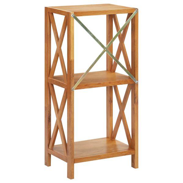 vidaXL 3-Tier Shelf 40x30x87 cm Solid Oak Wood