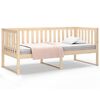 vidaXL Day Bed without Mattress 100x200 cm Solid Wood Pine