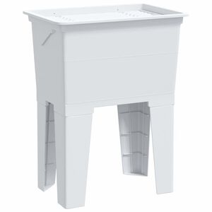 vidaXL Laundry Tub White 59x41x75 cm Resin