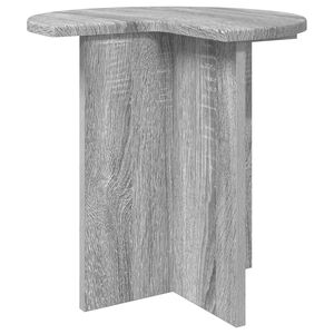 vidaXL Side Table Grey Sonoma &Oslash; 39 x 38 cm Engineered Wood