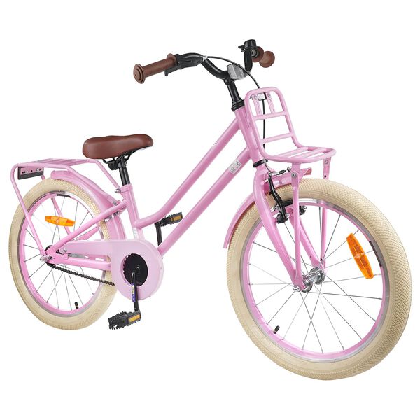 vidaXL Kids Bike 20'' for 6-11 Years Old Light Pink