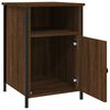 vidaXL Bedside Cabinet Brown Oak 40x42x60 cm Engineered Wood