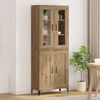 vidaXL Highboard Artisan Oak 69.5 x 34 x 180 cm Engineered Wood