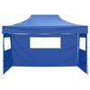 vidaXL Party Tent Folding Blue 280 x410 x 315 cm Oxford Fabric