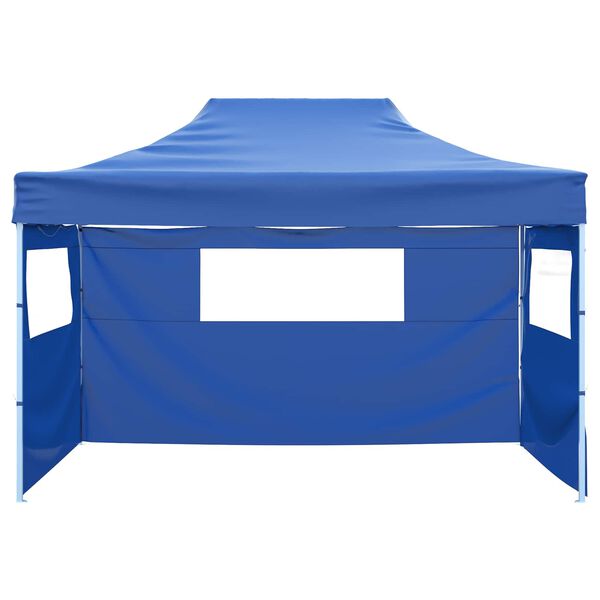 vidaXL Party Tent Folding Blue 280 x410 x 315 cm Oxford Fabric