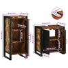 vidaXL Bathroom Furniture Set 2 pcs Multicolour Solid Reclaimed Wood