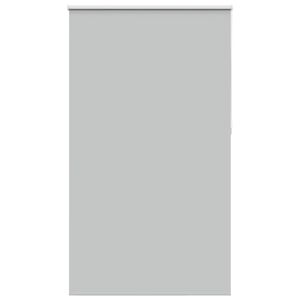 vidaXL Roller Blind Blackout Light Grey 120x210 cm Fabric Width 116.6 cm Polyester